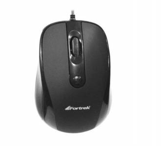 MOUSE USB FORTREK 1600DPI OM103 43531 PRETO