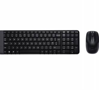 KIT TECLADO/MOUSE S/FIO LOGITECH MK220 PRETO 920-004431 2