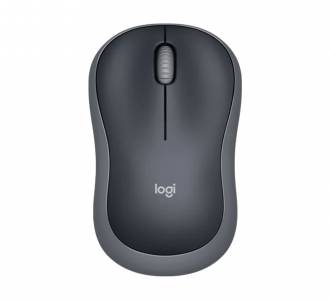 MOUSE S/FIO LOGITECH M185 NANO PRETO/CINZA 910-002225