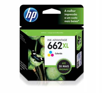 CART TINTA ORG HP 662XL COLOR CZ106AB