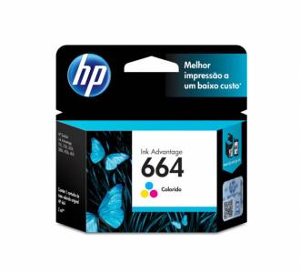 CART TINTA ORG HP 664 COLOR F6V28AB