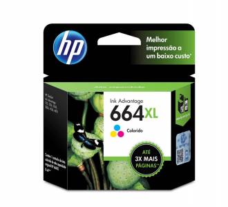 CART TINTA ORG HP 664XL COLOR F6V30AB