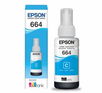 REFIL DE TINTA EPSON T664 CIANO