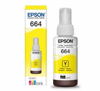 REFIL DE TINTA EPSON T664420-AL AMARELO L200/L355/L555/L365/L375/L565