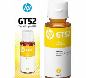 REFIL DE TINTA ORG HP GT52 AMARELO M0H56AL