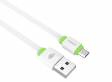 CABO USB AM/MICRO USB 1MT C3TECH CB-100WH FLAT BRANCO