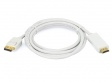 CABO DISPLAYPORT/HDMI 2MT C/TRAVA 5+ CHIP SCE BRANCO 075-8821