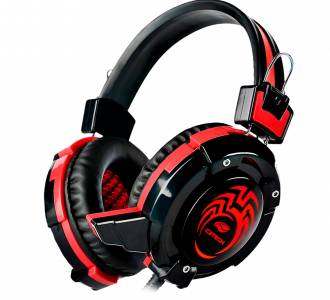 HEADPHONE C/MIC. C3TECH GAMER FLYCATCHER PH-G10BK P2 PRETO/VERMELHO