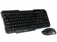 KIT TECLADO/MOUSE S/FIO C3TECH K-W10BK PRETO