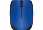 Mouse Logitech, Sem Fio, Nano, M170, Azul/Preto - 910-004800