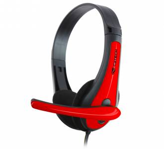 HEADPHONE C/MIC. P3 C3TECH PH-30BK PRETO/VERMELHO