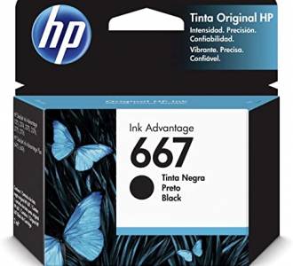 CART TINTA ORG HP 667 PRETO 3YM79AB