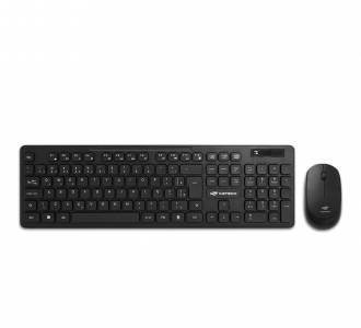 KIT TECLADO/MOUSE S/FIO C3TECH K-W20BK PRETO