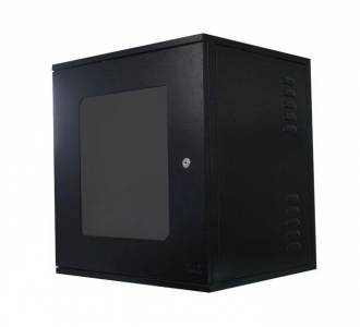 RACK PAREDE 19X12U 570MM PORTA ACRILICO MAX ELETRON PRETO