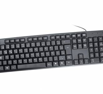 TECLADO USB STD K-MEX KB-3728U S/LOGO PRETO KB3728U0001CB0X