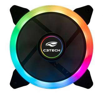 MICROVENTILADOR 12CM C3TECH F7-L200RGB ARGB