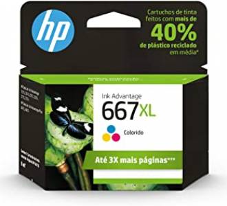 CART TINTA ORG HP 667XL COLOR 3YM80AB