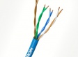 CABO LAN UTP CAT5 ULTRA CFTV 4PX24AWG CCA CX 300MT AZUL