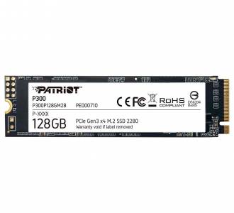 SSD M.2  128GB PATRIOT P300 2280 M KEY NVME P300P128GM28 70.40