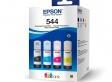 KIT REFIL DE TINTA EPSON T544 PRETO/CIANO/MAGENTA/AMARELO T544520-4P