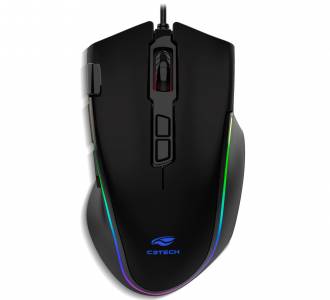 MOUSE USB GAMER C3TECH 7200DPI FURY MG-520BK PRETO