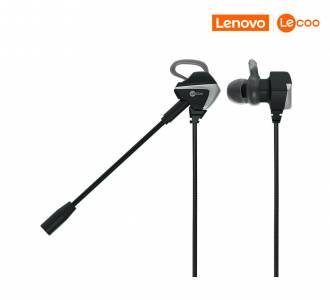 HEADPHONE INTRA C/MIC. LECOO HT105 P3 PRETO