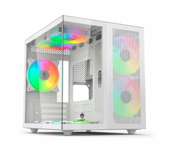 GAB. GAMER EVOLUT MIZU EG820 USB3.0 S/FONTE C/COOLER BRANCO