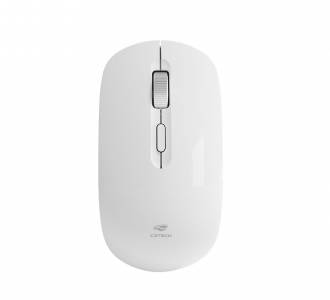 MOUSE S/FIO C3TECH 1600DPI RECARREGAVEL M-W80WH BRANCO