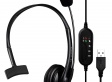 HEADPHONE C/MIC. FORTREK OFFICE FK731A 81481 USB PRETO