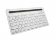 TECLADO S/FIO C3TECH K-BT100WH MULTI-DEVICE RC/BT BRANCO