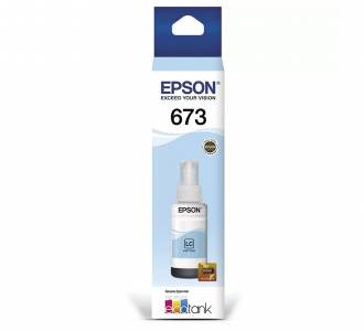 REFIL DE TINTA EPSON T673 CIANO CLARO
