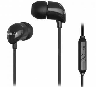 HEADPHONE INTRA C/MIC. PHILIPS TAE1126BK/94 P3 PRETO