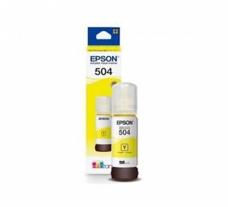 REFIL DE TINTA EPSON T504 AMARELO
