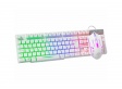 KIT TECLADO/MOUSE USB K-MEX GAMER KMW5228/MOA834 RGB BRANCO B2KMW5228U2CB2X