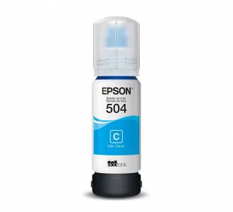 REFIL DE TINTA EPSON T504 CIANO