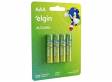 PILHA ALCALINA AAA ELGIN 1.5V BLISTER C/4 UNID. 270463