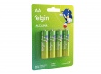 PILHA ALCALINA AA ELGIN 1.5V BLISTER C/4 UNID. 270443