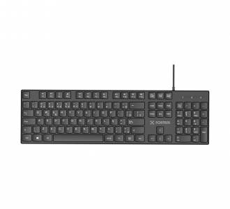 TECLADO USB SLIM FORTREK K15 PRETO 84948