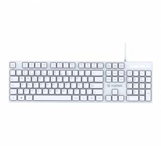 TECLADO USB SLIM FORTREK K15 BRANCO 84953