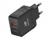 CONVERSOR CARREG. USB-C/USB C3TECH UC-P200BK PRETO