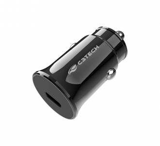 CONVERSOR CARREG. VEICULAR USB-C C3TECH UCV-P10BK PRETO