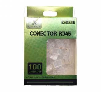 CONECTOR RJ-45 MACHO X-CELL XC-CRJ C/100 UNID