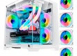 GAB. GAMER AQUARIO HAYOM GB1791 (4X FANS RGB) S/FONTE BRANCO